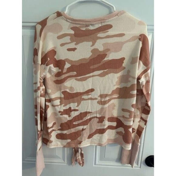 Derek Heart Womens Top Size Small Juniors Pink Camouflage Long Sleeve Good Cond - Picture 5 of 6